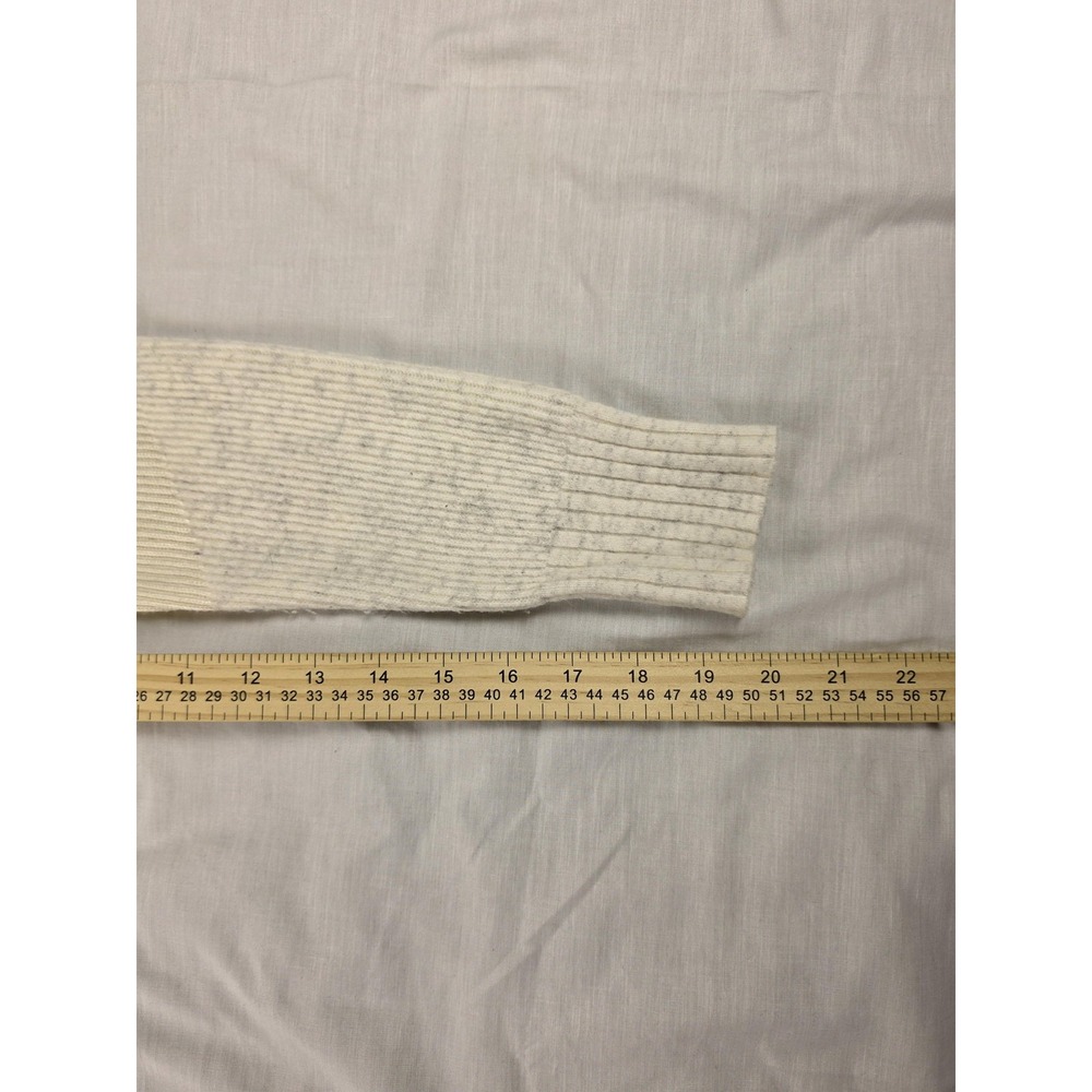 Lululemon Sweater Womens Small White Ribbed Knit Long Sleeve Tunic Pullover - Picture 8 of 9